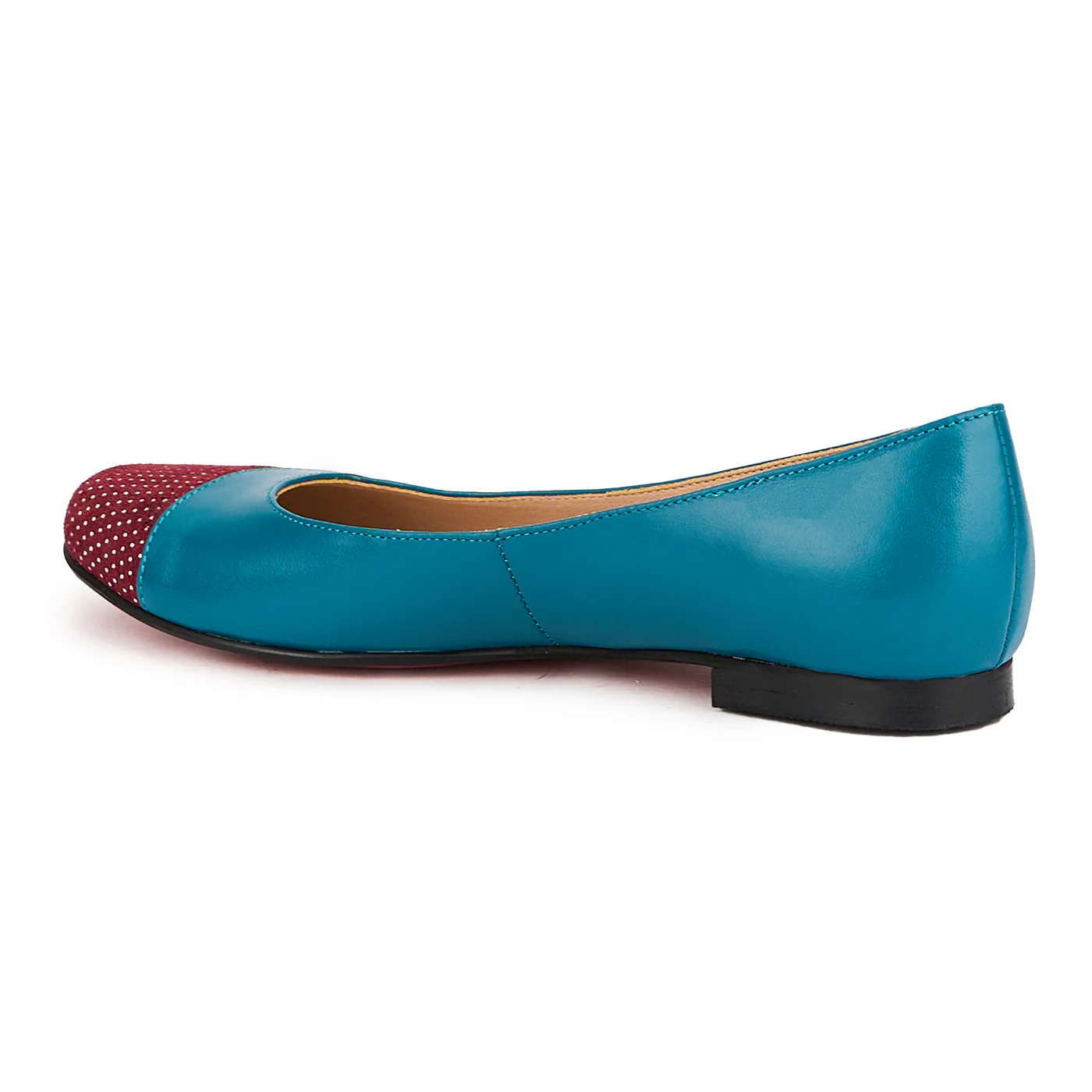 Balerini eleganti dama din piele naturala multicolor 16521 - Image 2