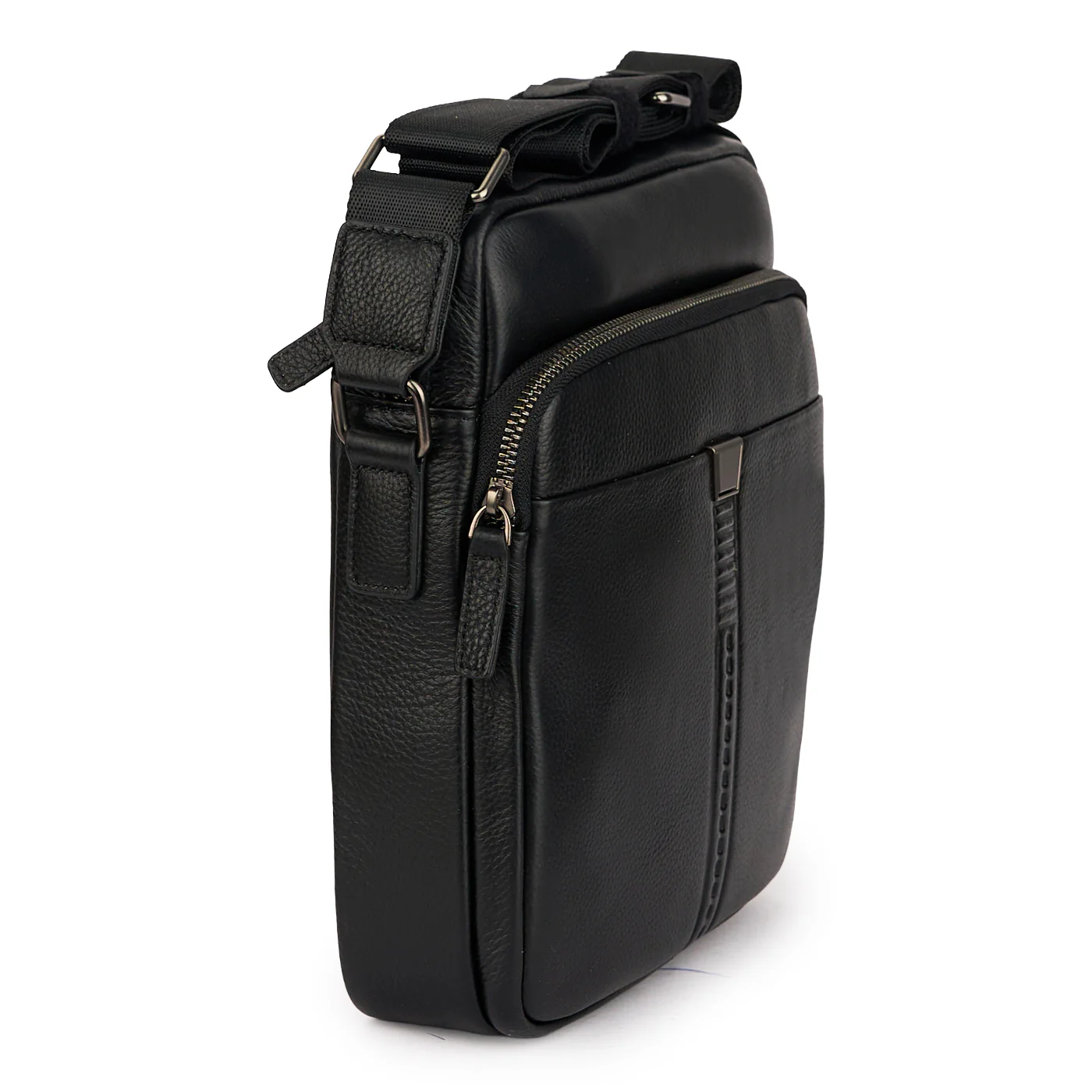 Borseta umar barbati din piele naturala neagra 21624 - Image 2
