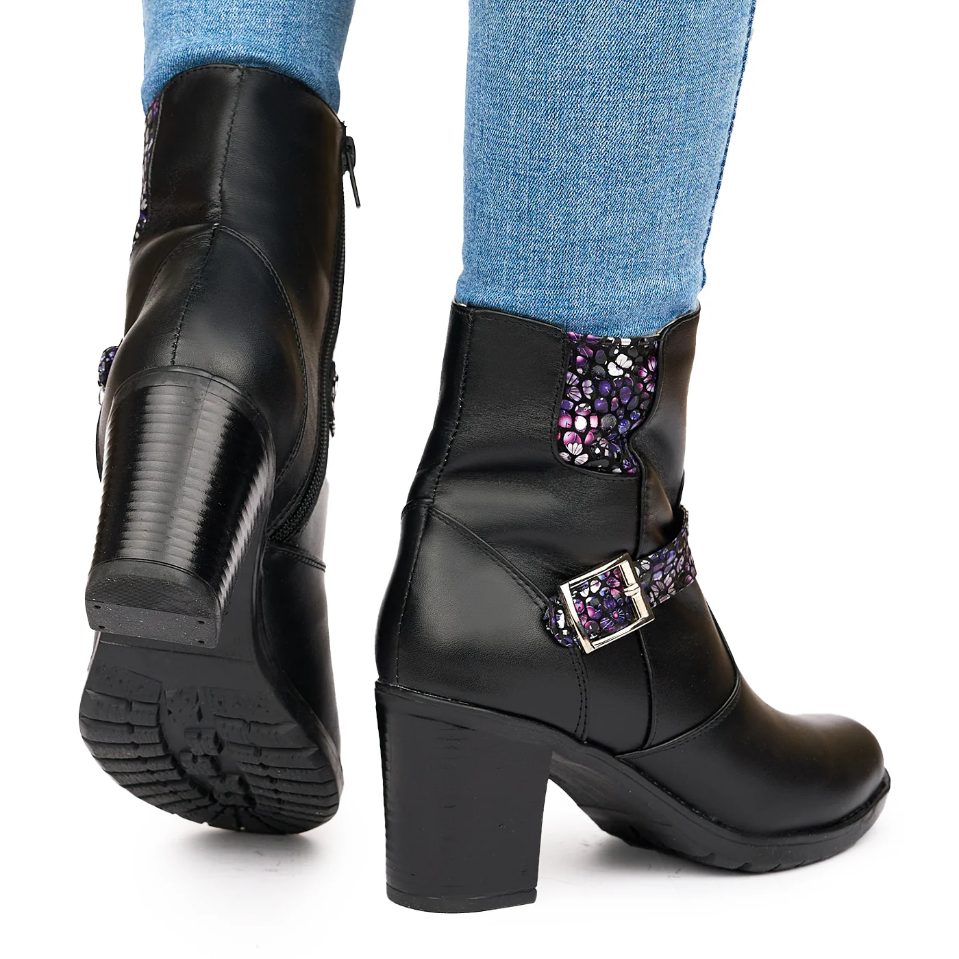 Botine dama clasice din piele naturala 3814 - Image 4