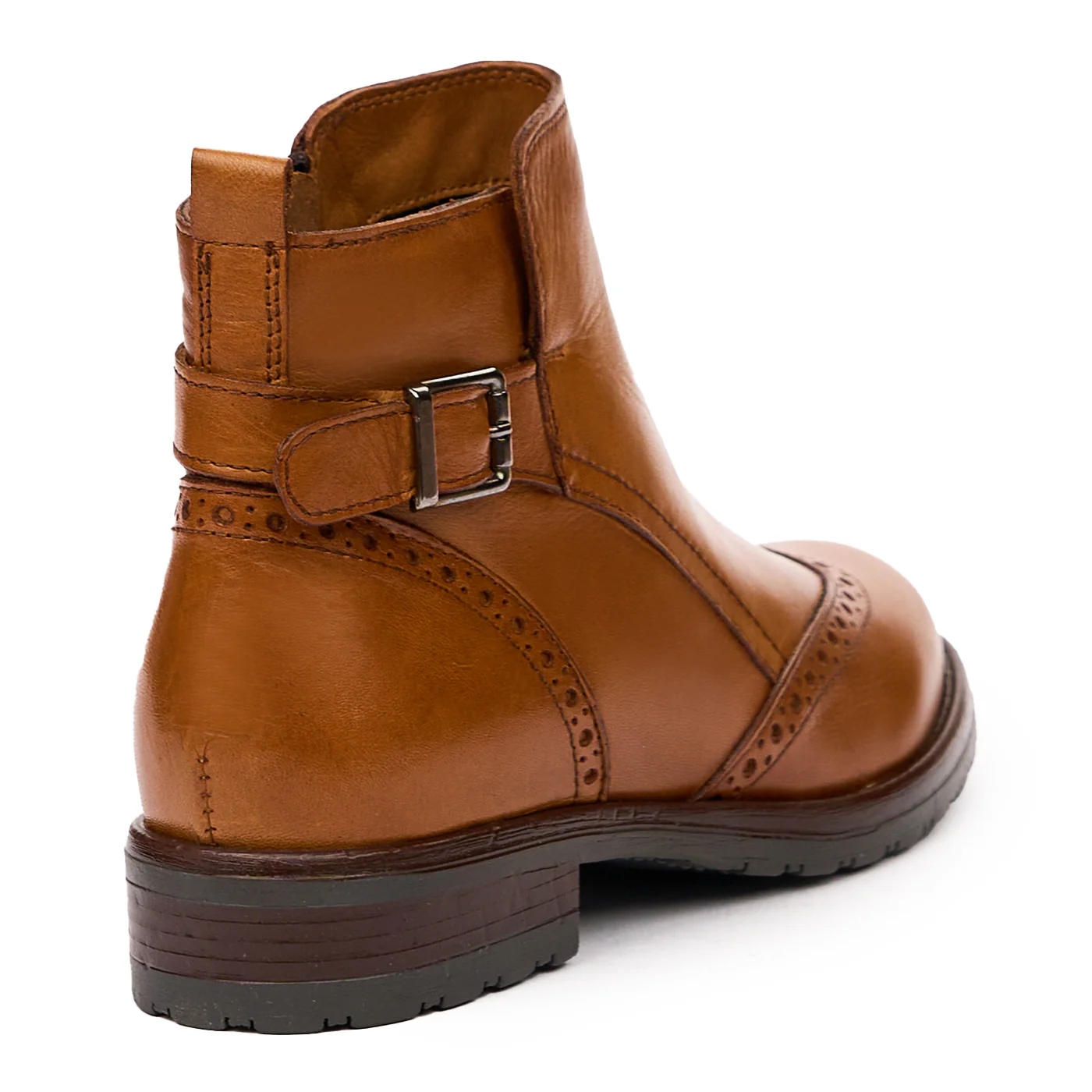 Botine dama din piele naturala  maro 8232 - Image 2