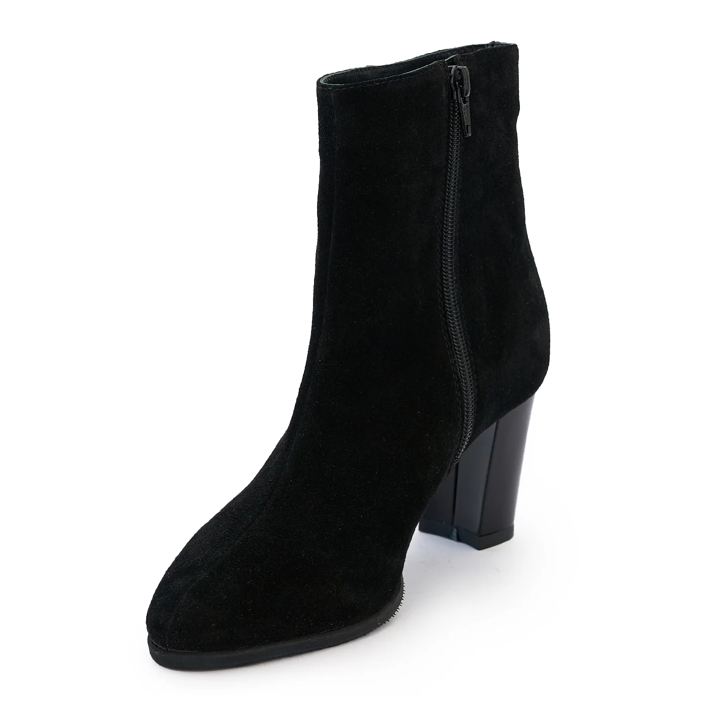 Botine dama din piele naturala neagra 14221 - Image 2