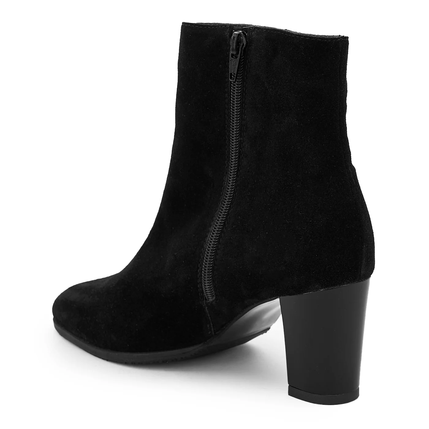 Botine dama din piele naturala neagra 14221 - Image 3