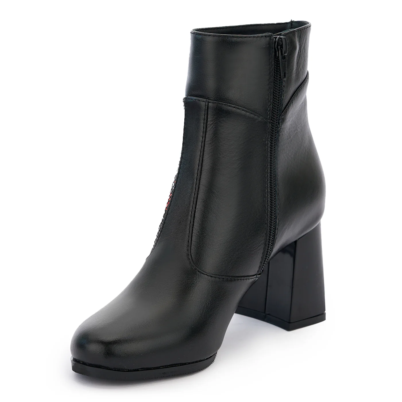 Botine dama din piele naturala neagra 14231 - Image 3