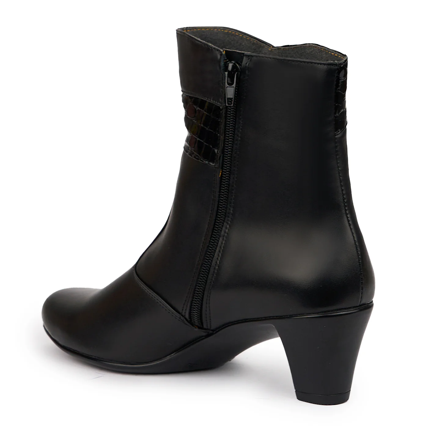 Botine dama din piele naturala neagra 14290 - Image 2