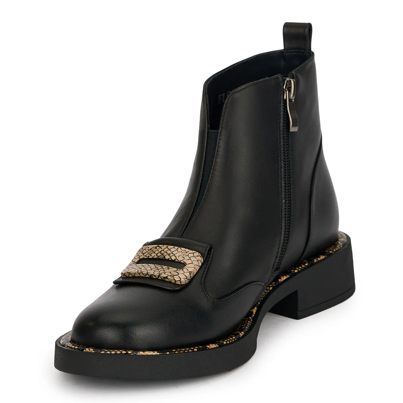Botine dama din piele naturala neagra 19113 - Image 3