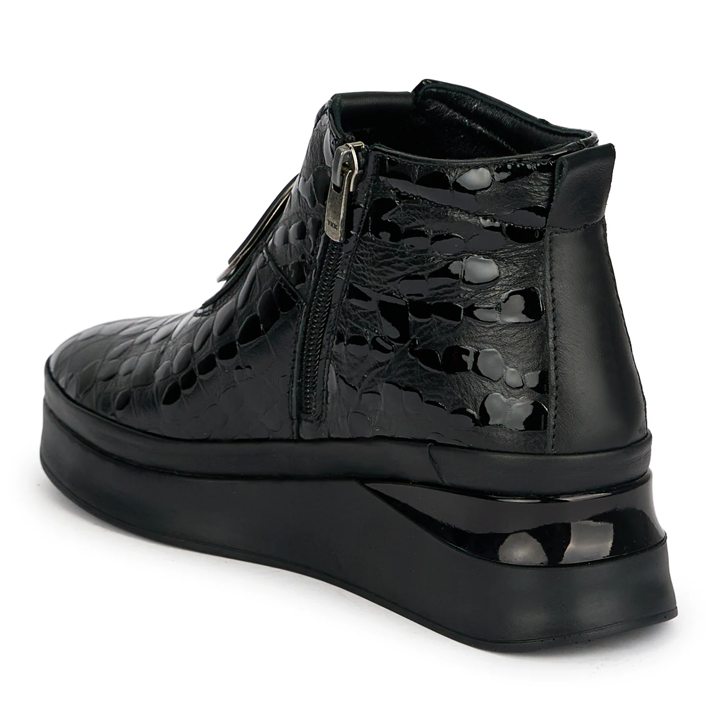 Botine dama din piele naturala neagra 19129 - Image 2