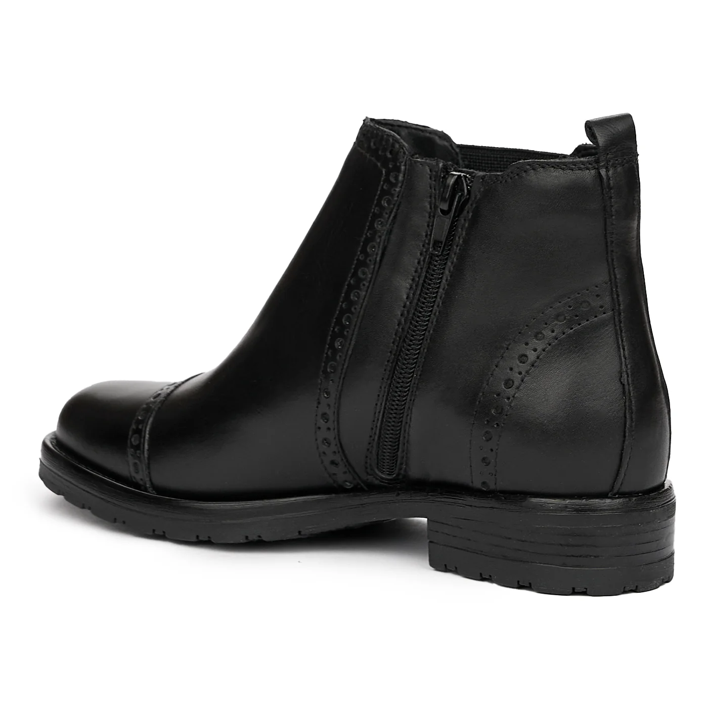 Botine dama din piele naturala neagra 3976 - Image 3