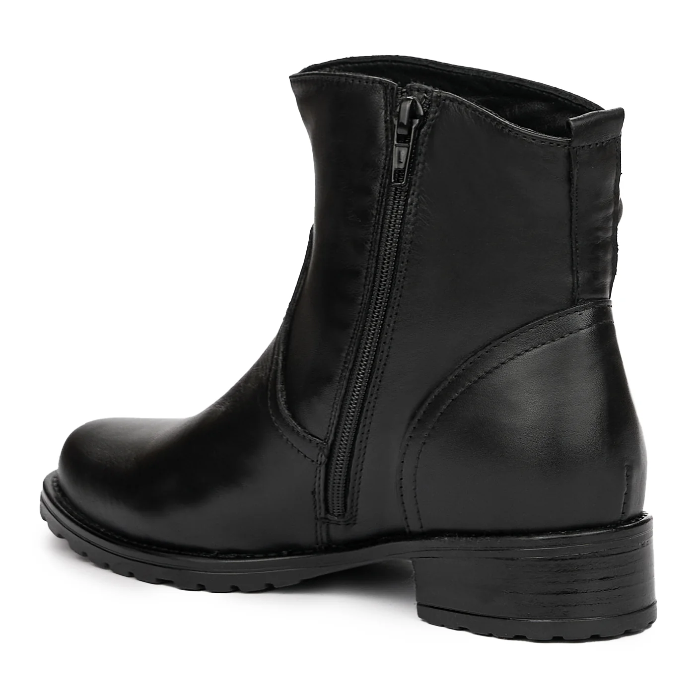 Botine dama din piele naturala neagra 3995 - Image 3