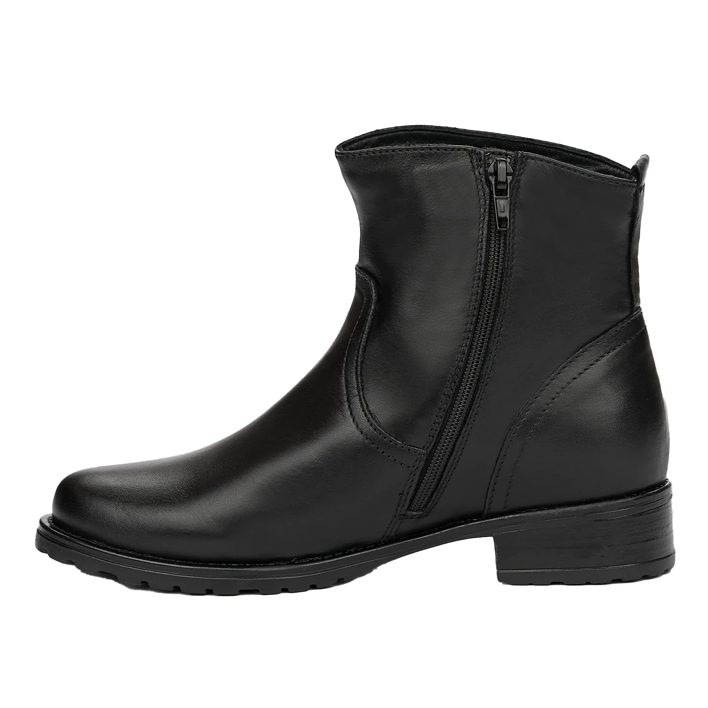 Botine dama din piele naturala neagra 3995 - Image 4