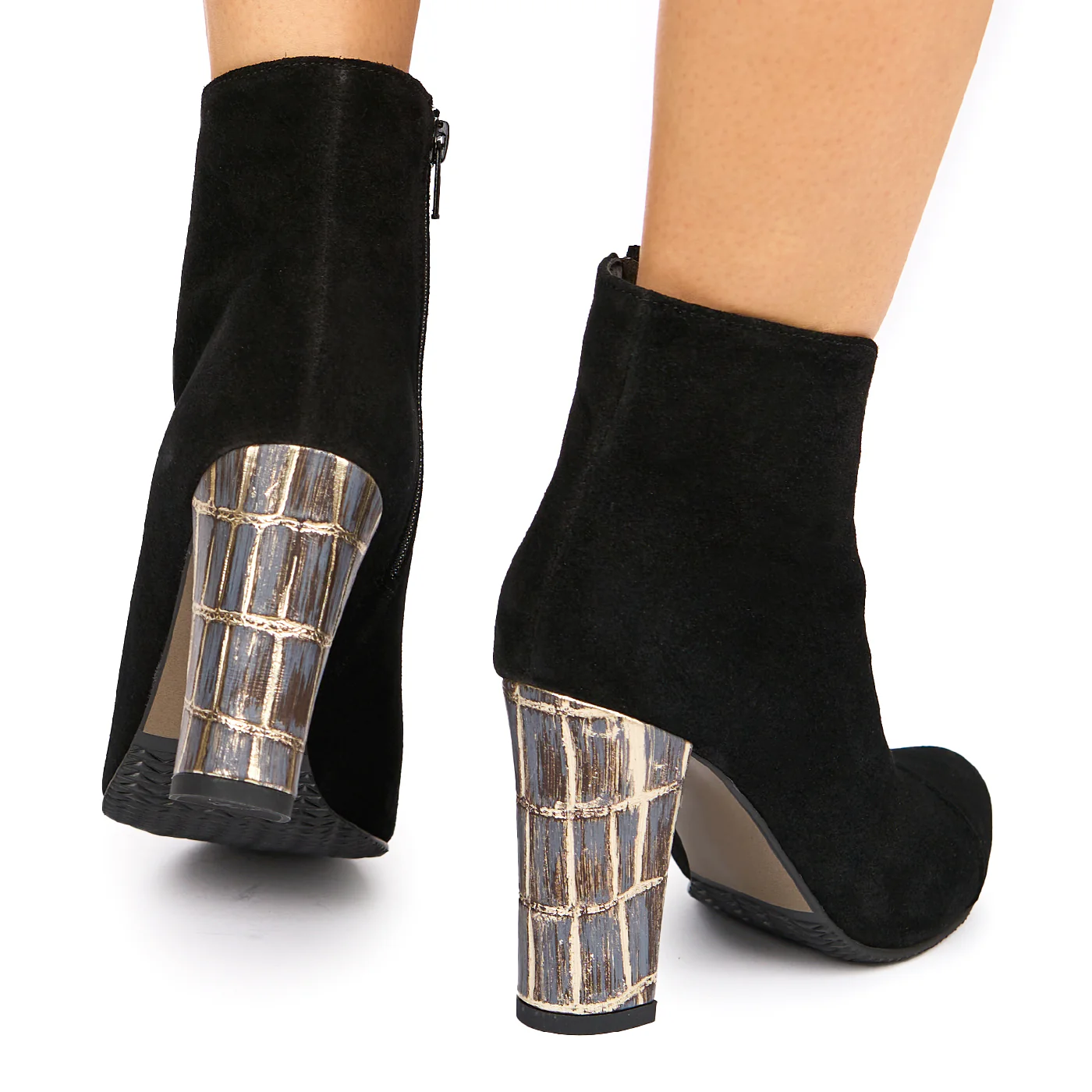 Botine dama din piele naturala neagra 6344 - Image 4