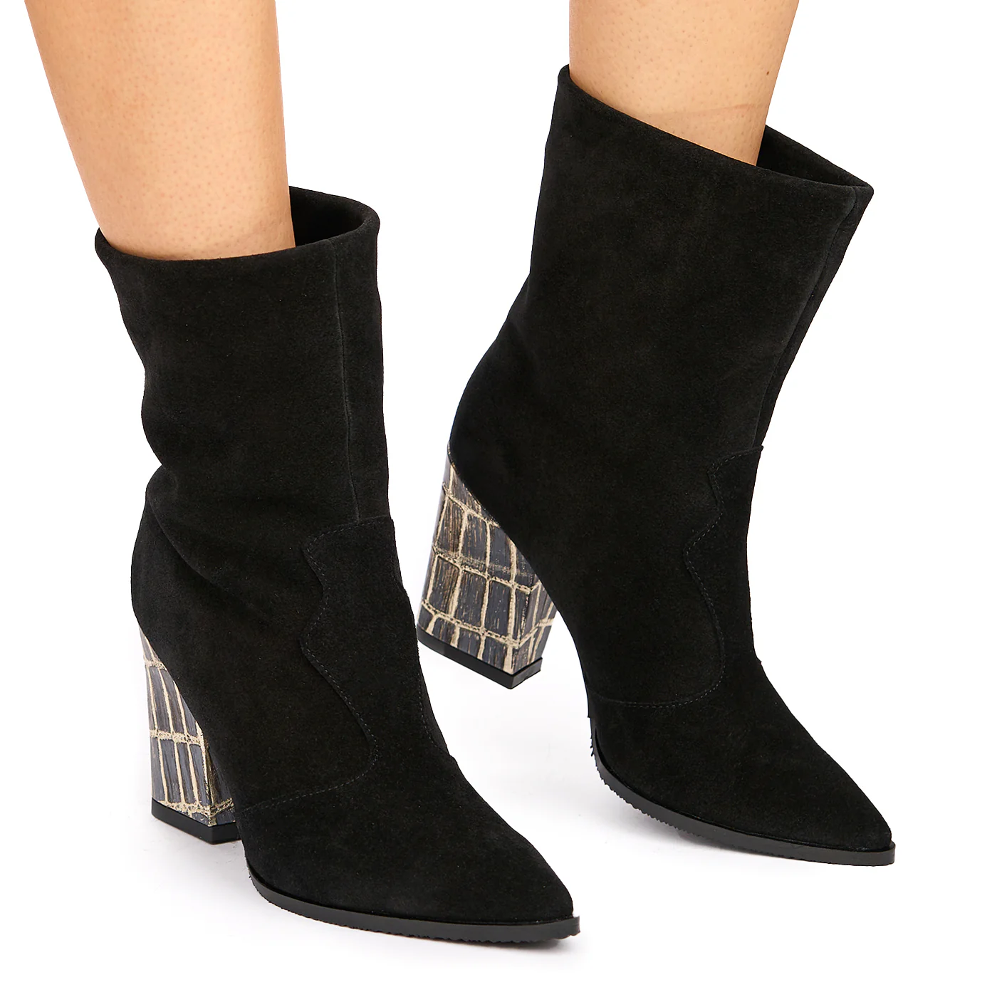 Cizme dama din piele naturala neagra 6345 - Image 2