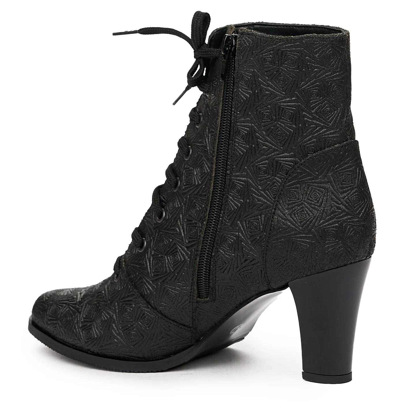 Botine dama din piele naturala neagra 6758 - Image 3