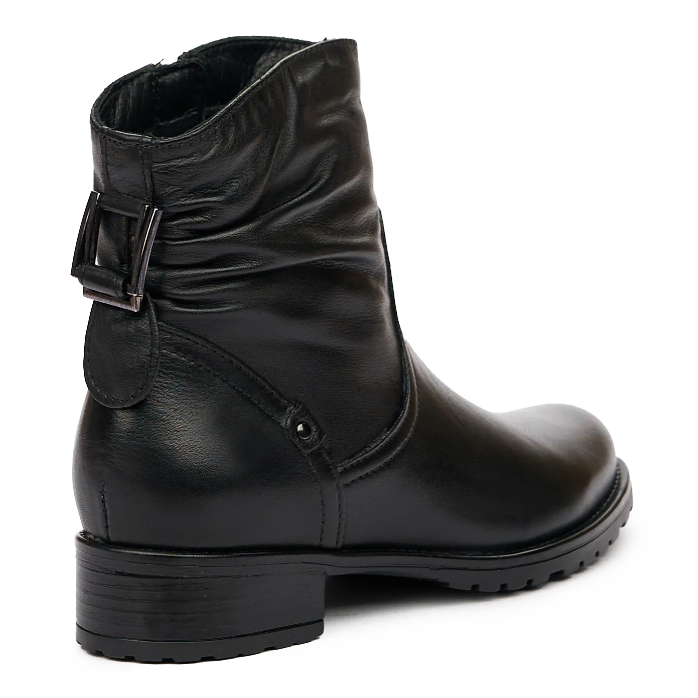 Botine dama din piele naturala neagra 8299 - Image 2