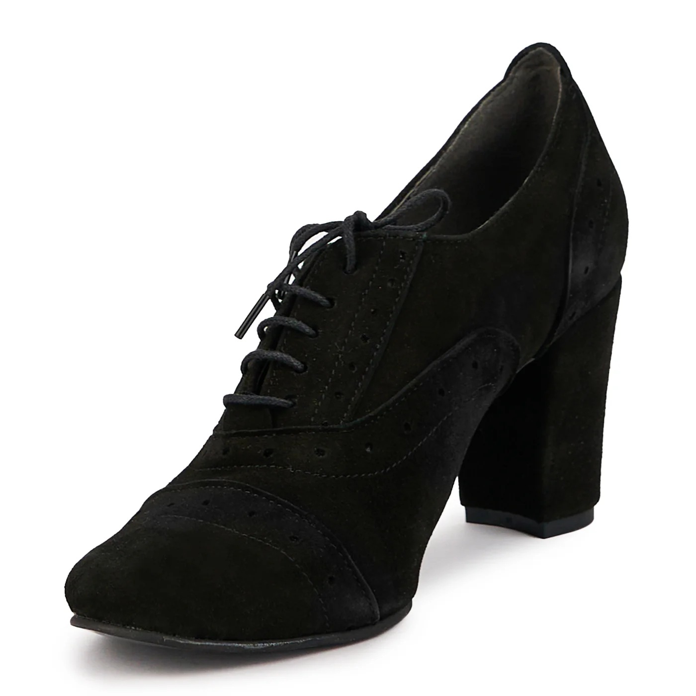 Botine dama din piele naturala neagra toc gros 8 cm 14691 - Image 3