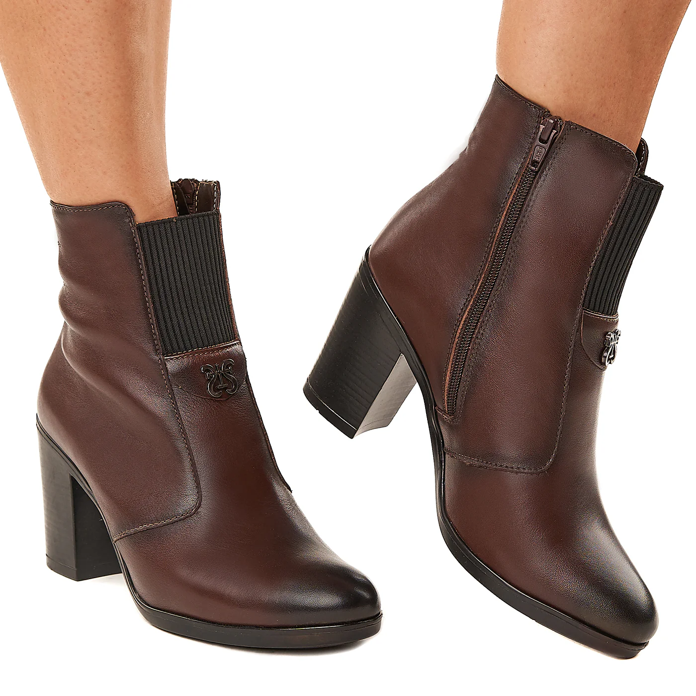 Botine dama din piele naturala 3337 - Image 2