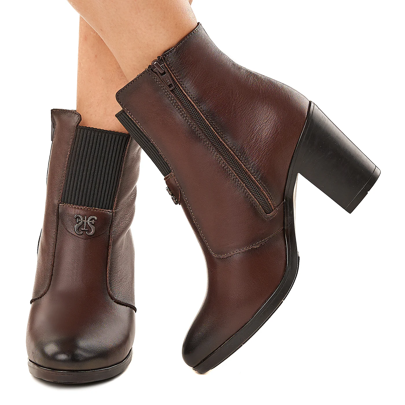 Botine dama din piele naturala 3337 - Image 3