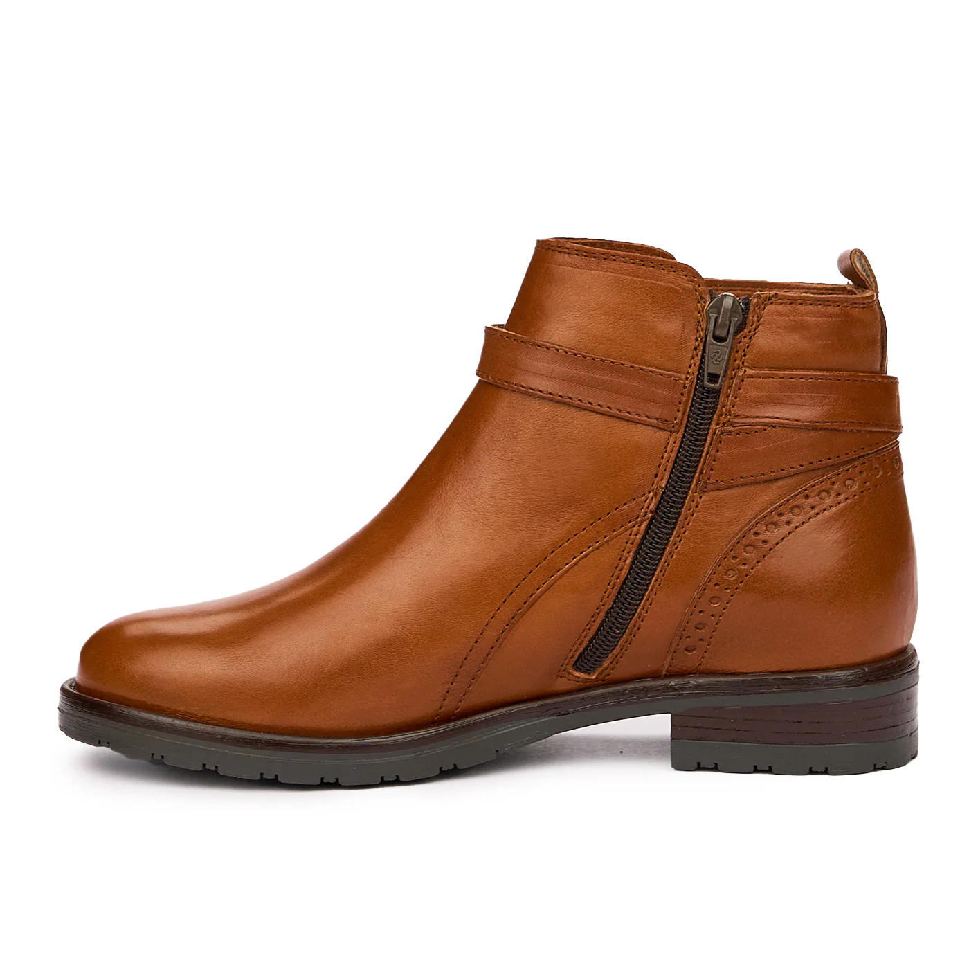 Botine Dama Piele Naturala Maro 3999 - Image 4