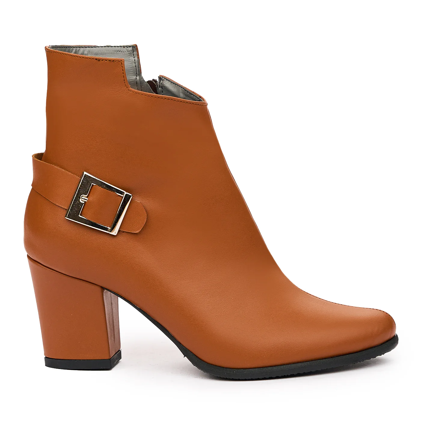 Botine din piele naturala maro 6571