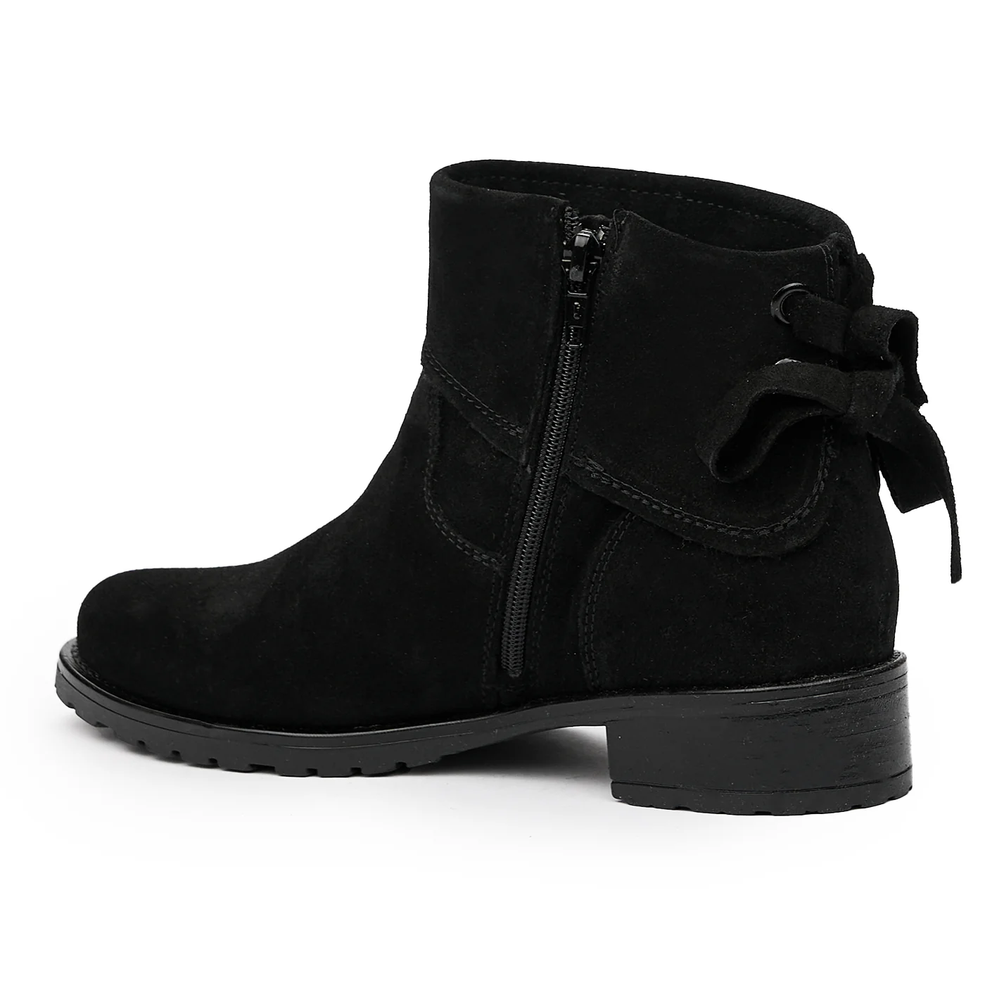 Botine fara Toc Piele Naturala Neagra 8196 - Image 3