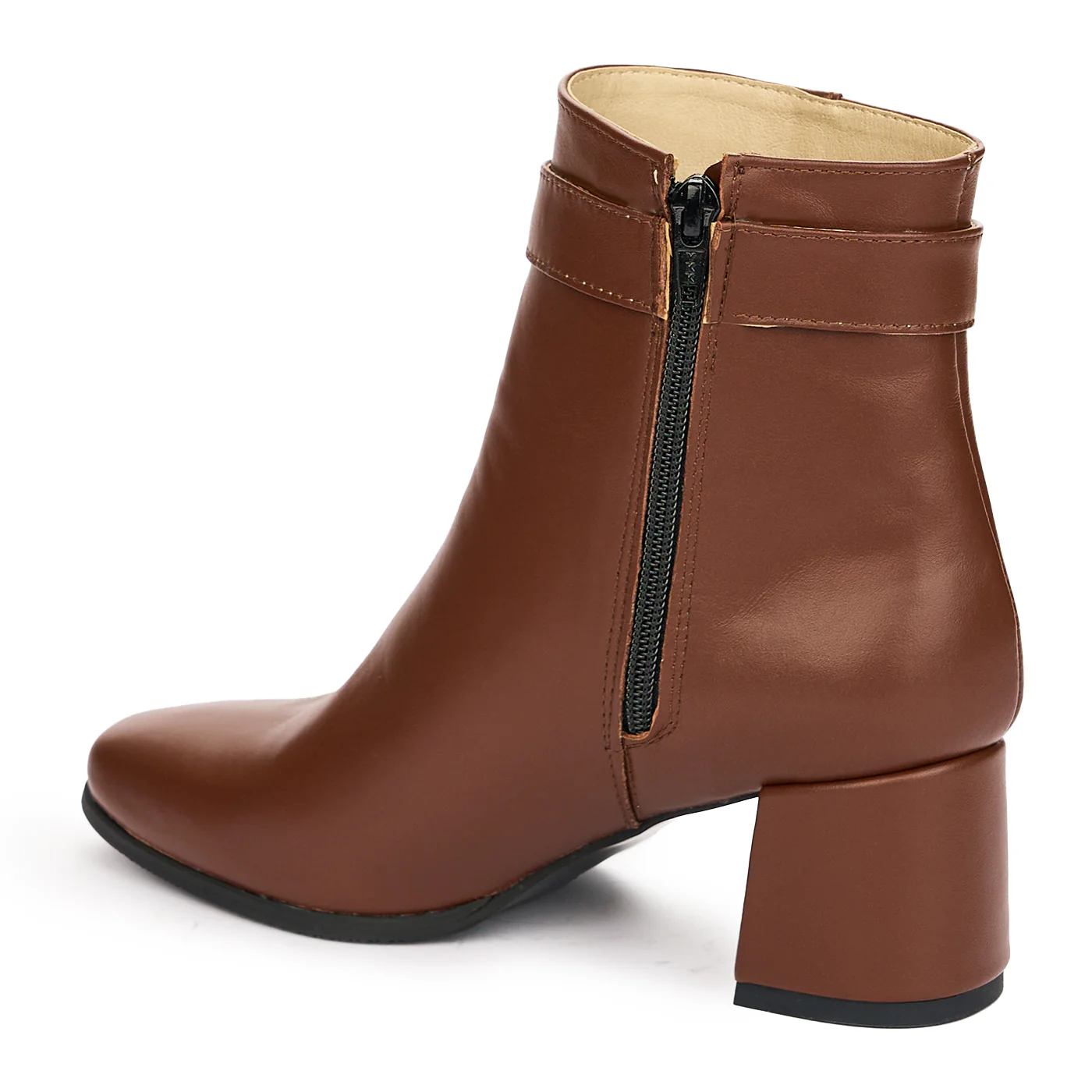Botine Maro Dama Toc 6 Cm din Piele Naturala 12208 - Image 2