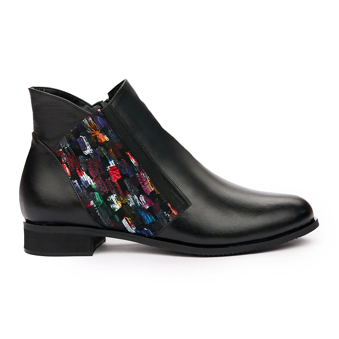 Botine Negre Piele Naturala 6532