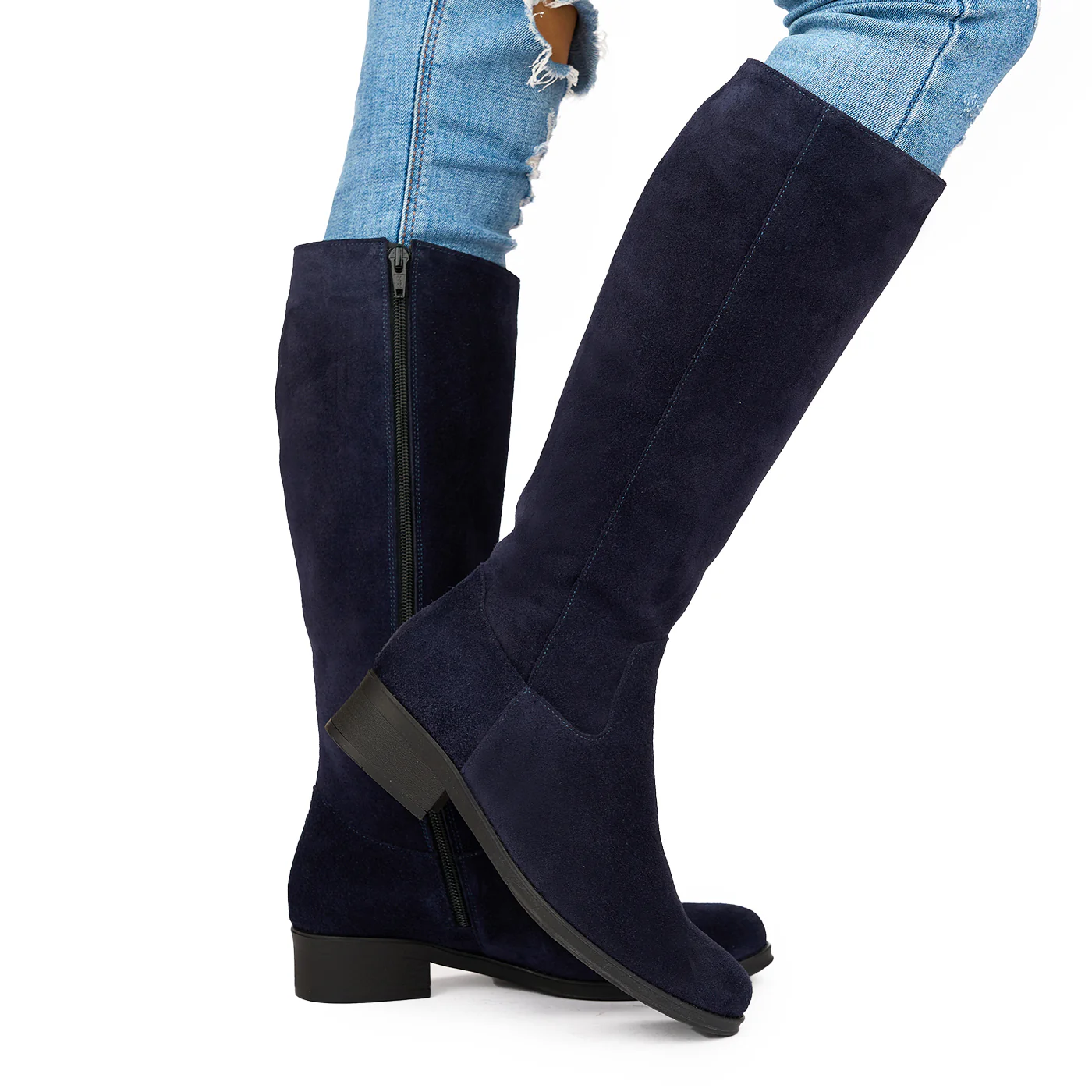 Cizme Bleumarin Piele Naturala 3798