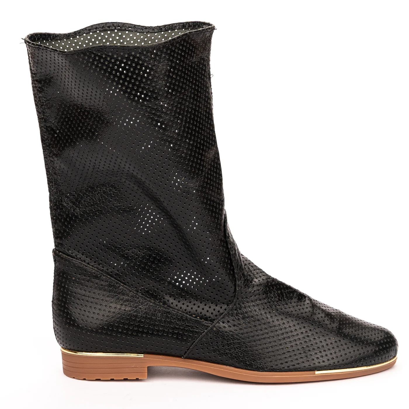 Cizme dama din piele naturala neagra 13169