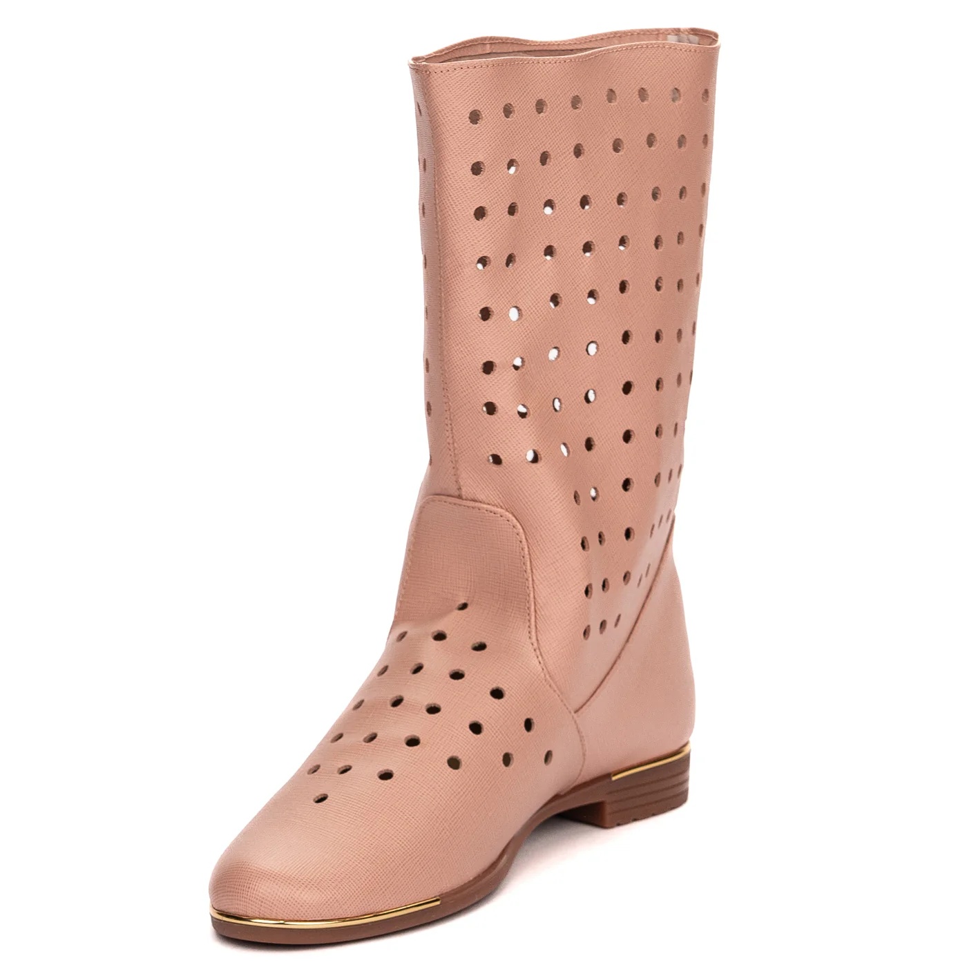 Cizme dama din piele naturala roz 13552 - Image 3