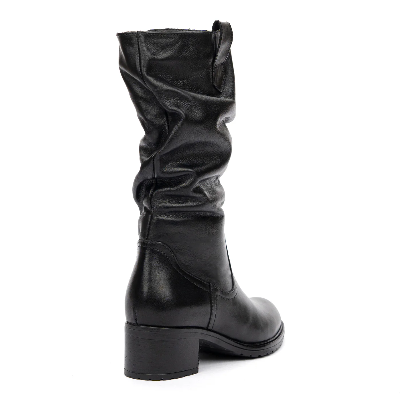 Cizme Dama Lungi din Piele Naturala Culoare Negru 8594 - Image 2