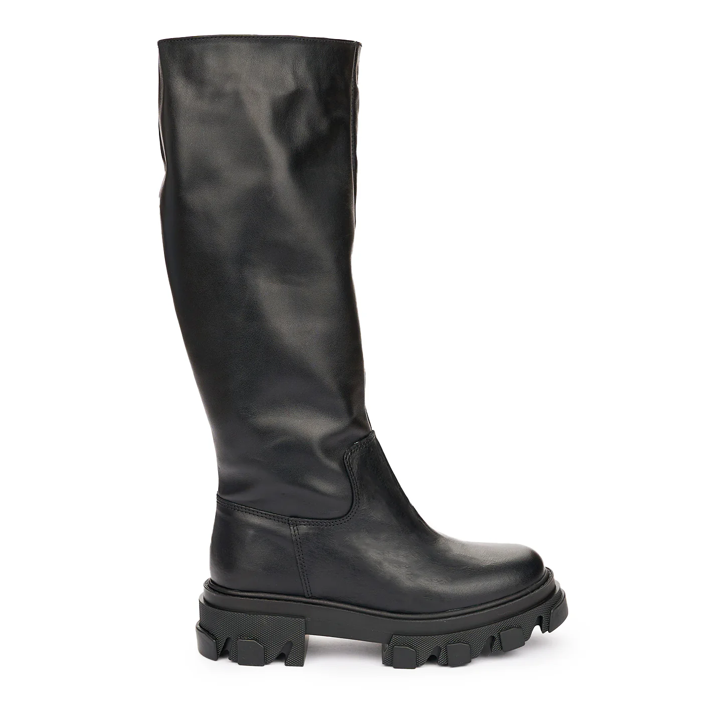 Cizme din Piele Elegante Negre 12086