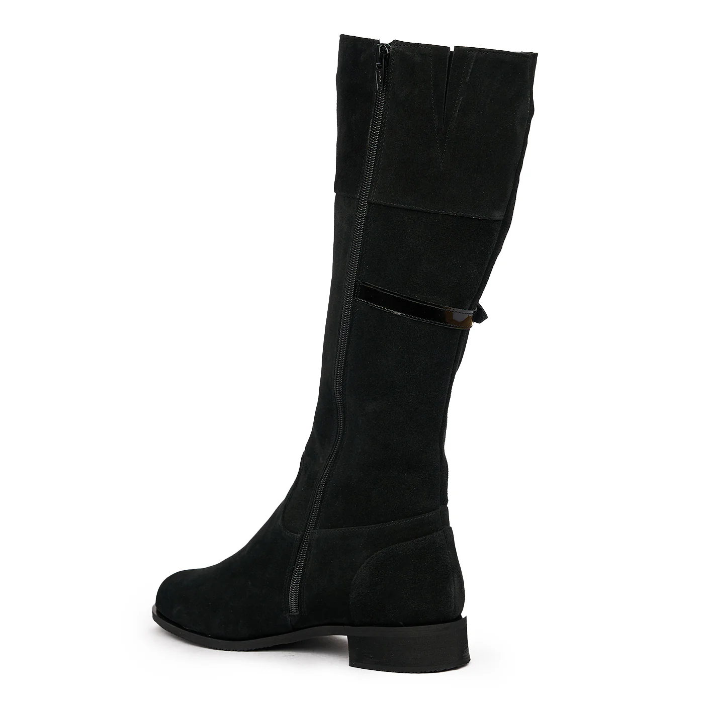 Cizme Lungi Dama Piele Naturala Neagra 8335 - Image 3