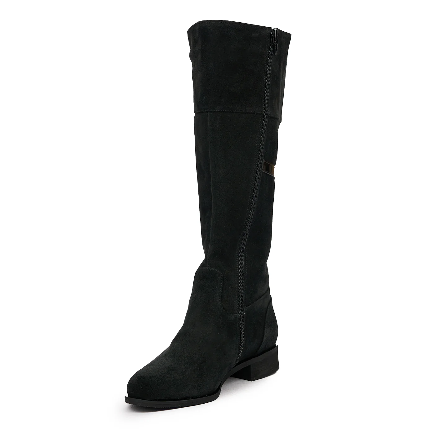 Cizme Lungi Dama Piele Naturala Neagra 8335 - Image 4