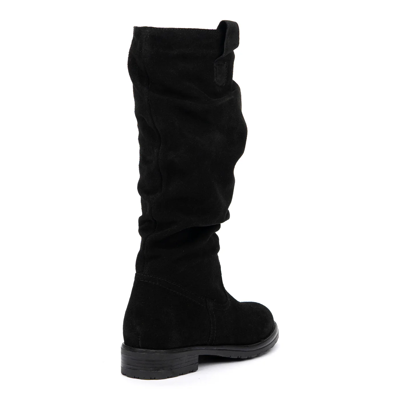 Cizme Lungi de Piele cu Toc 4 Cm Negru 8478 - Image 2