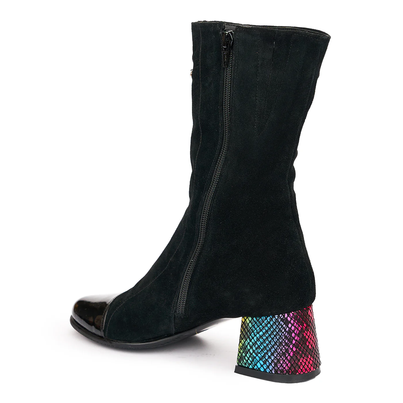 Cizme Piele Negre Toc 6 Cm 10962 - Image 2