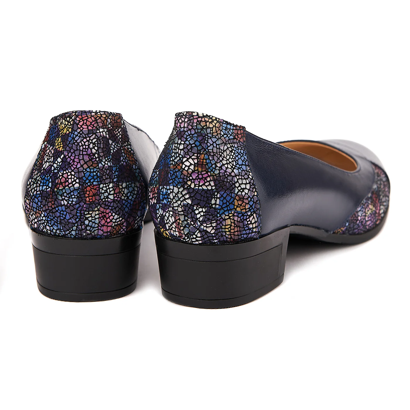 Pantofi dama piele naturala bleumarin 1503 - Image 2