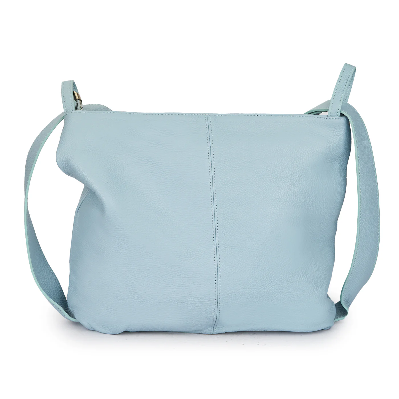 Geanta dama din piele naturala bleu 21143