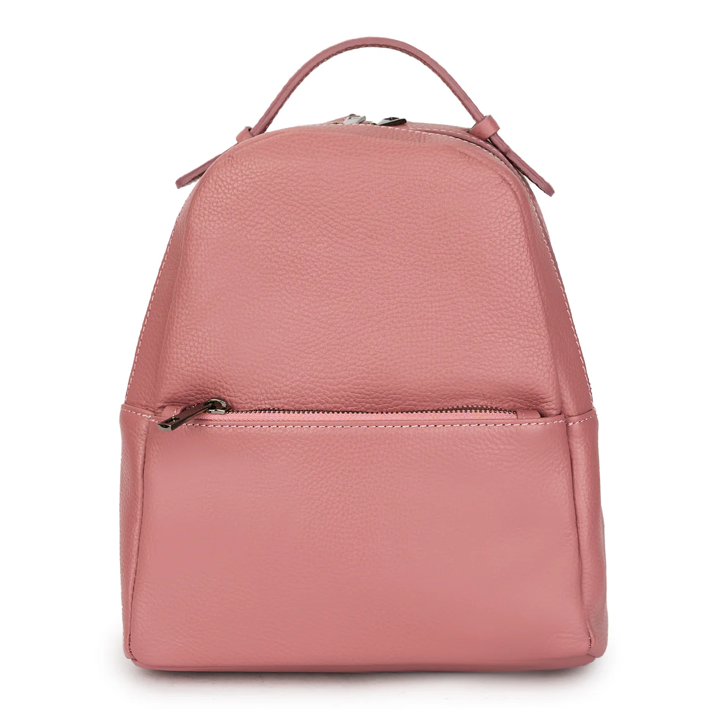Rucsac dama din piele naturala roz 21145
