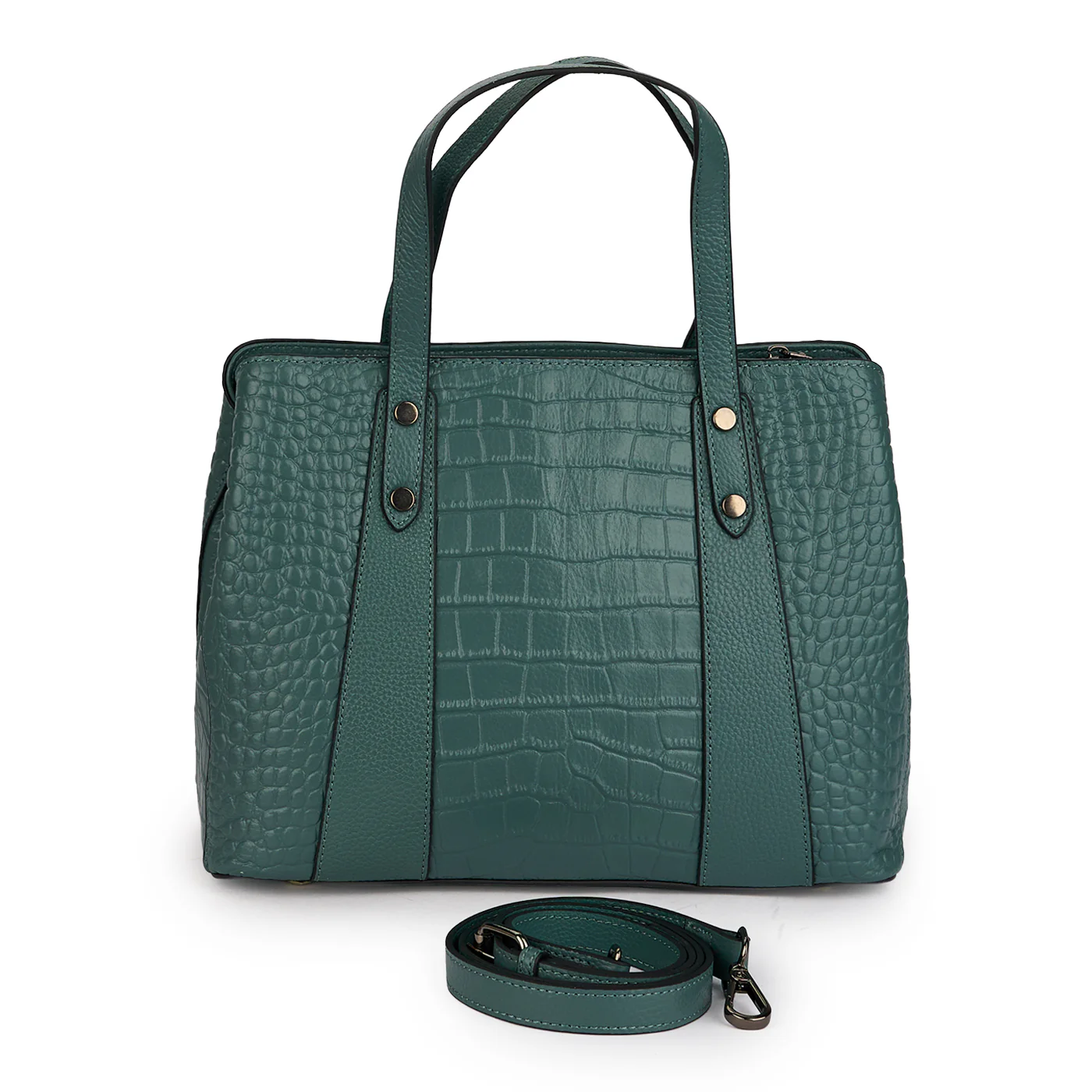 Geanta dama din piele naturala bleu 21534