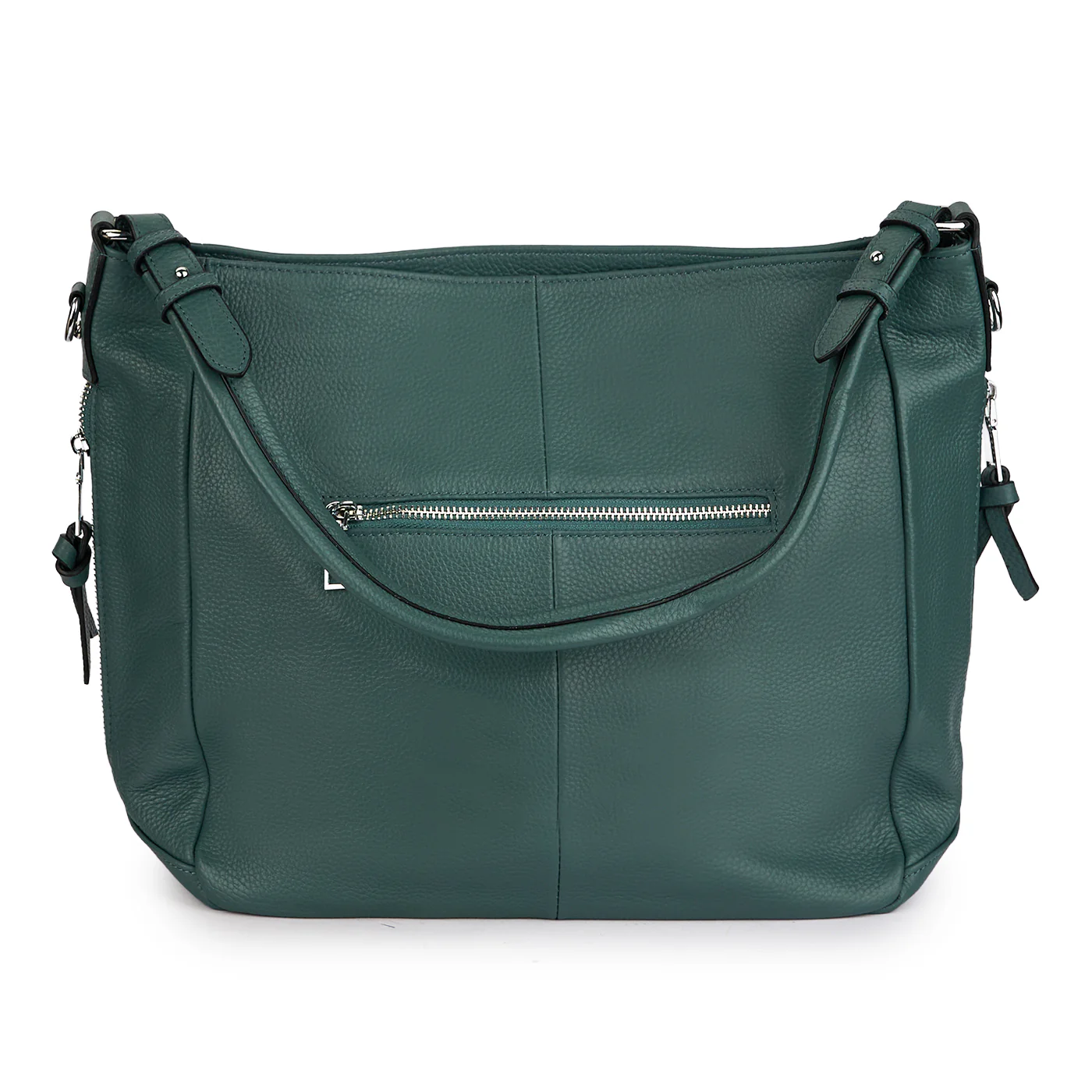 Geanta dama din piele naturala bleu 21607