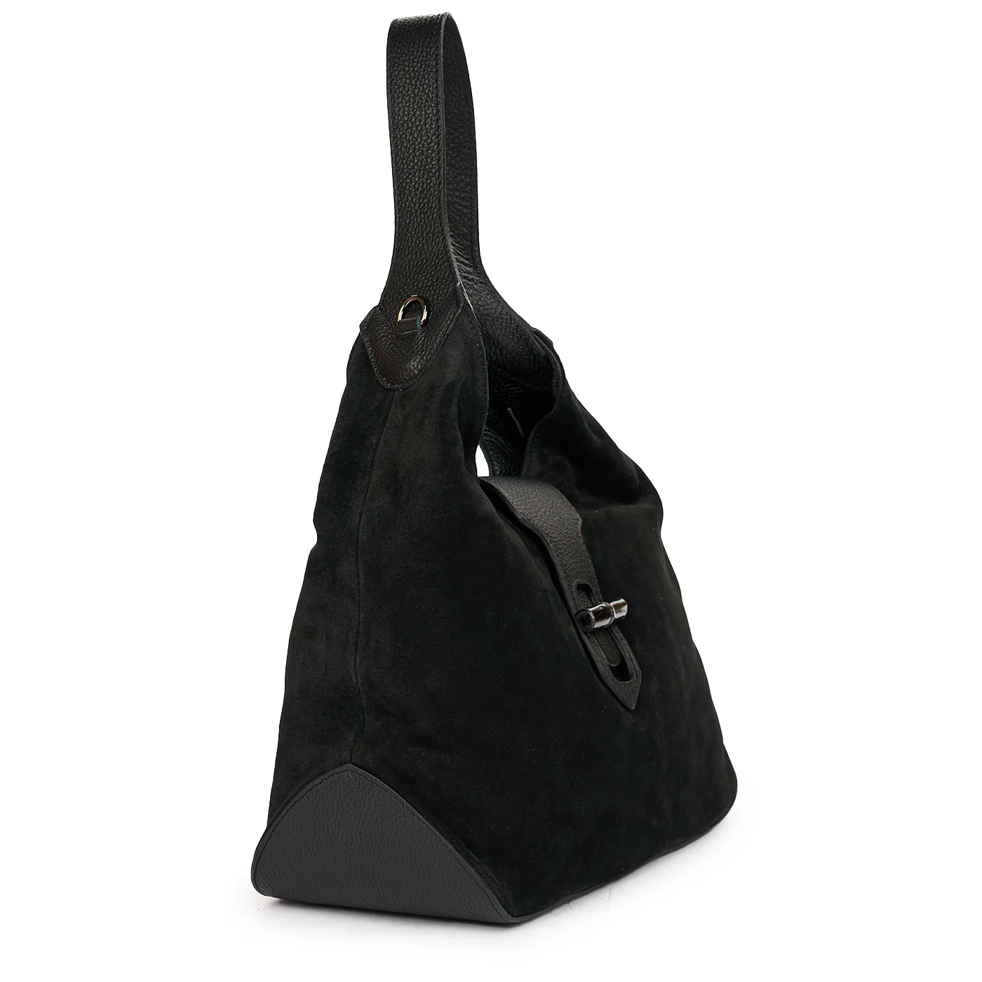 Geanta dama din piele naturala neagra 11203 - Image 2