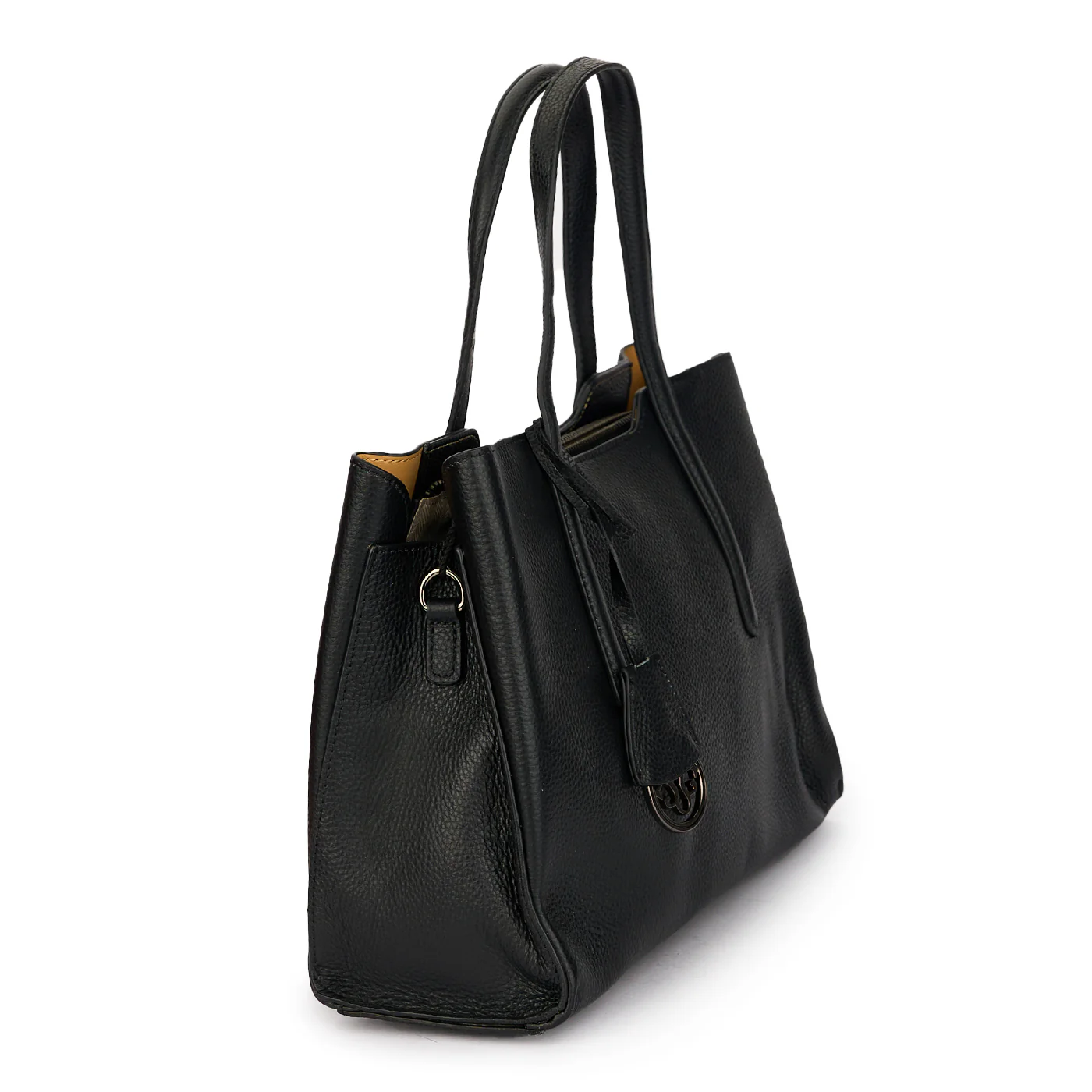Geanta dama din piele naturala neagra 21159 - Image 2