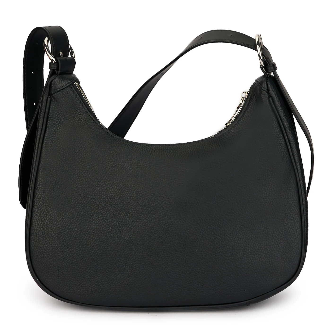 Geanta dama din piele naturala neagra 21166 - Image 3
