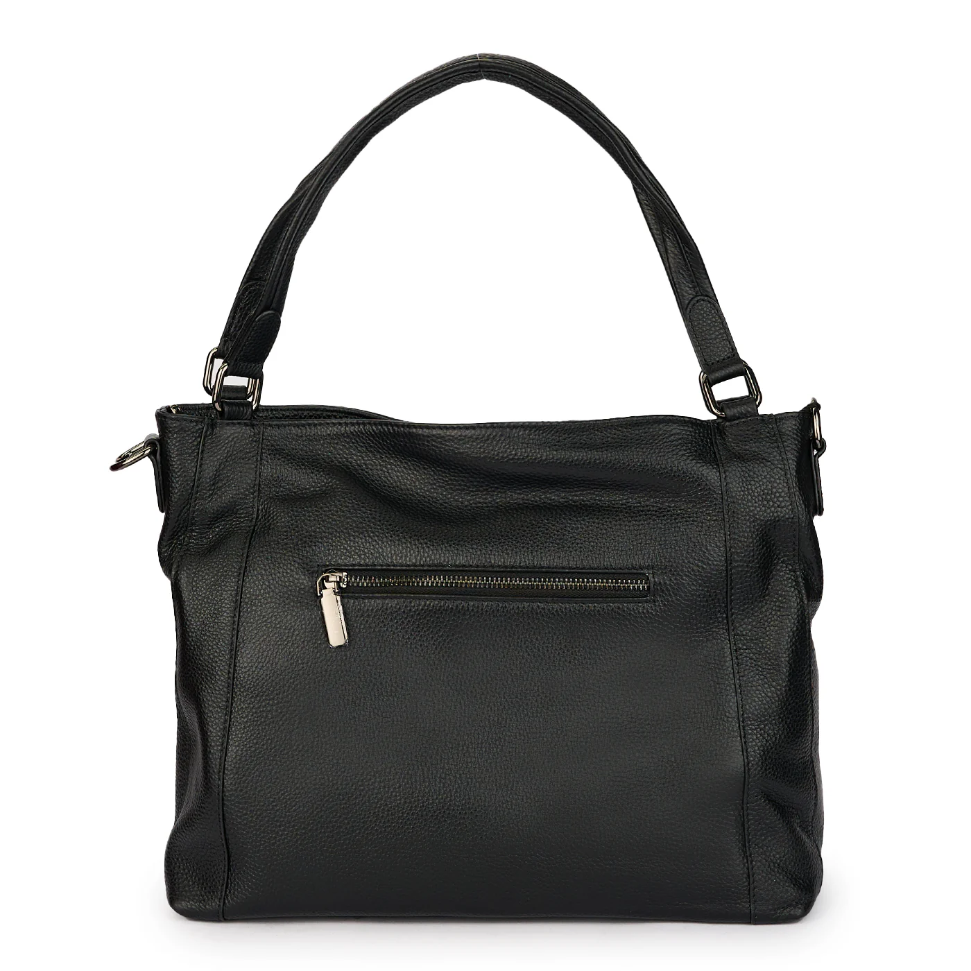 Geanta dama din piele naturala neagra 21169 - Image 3