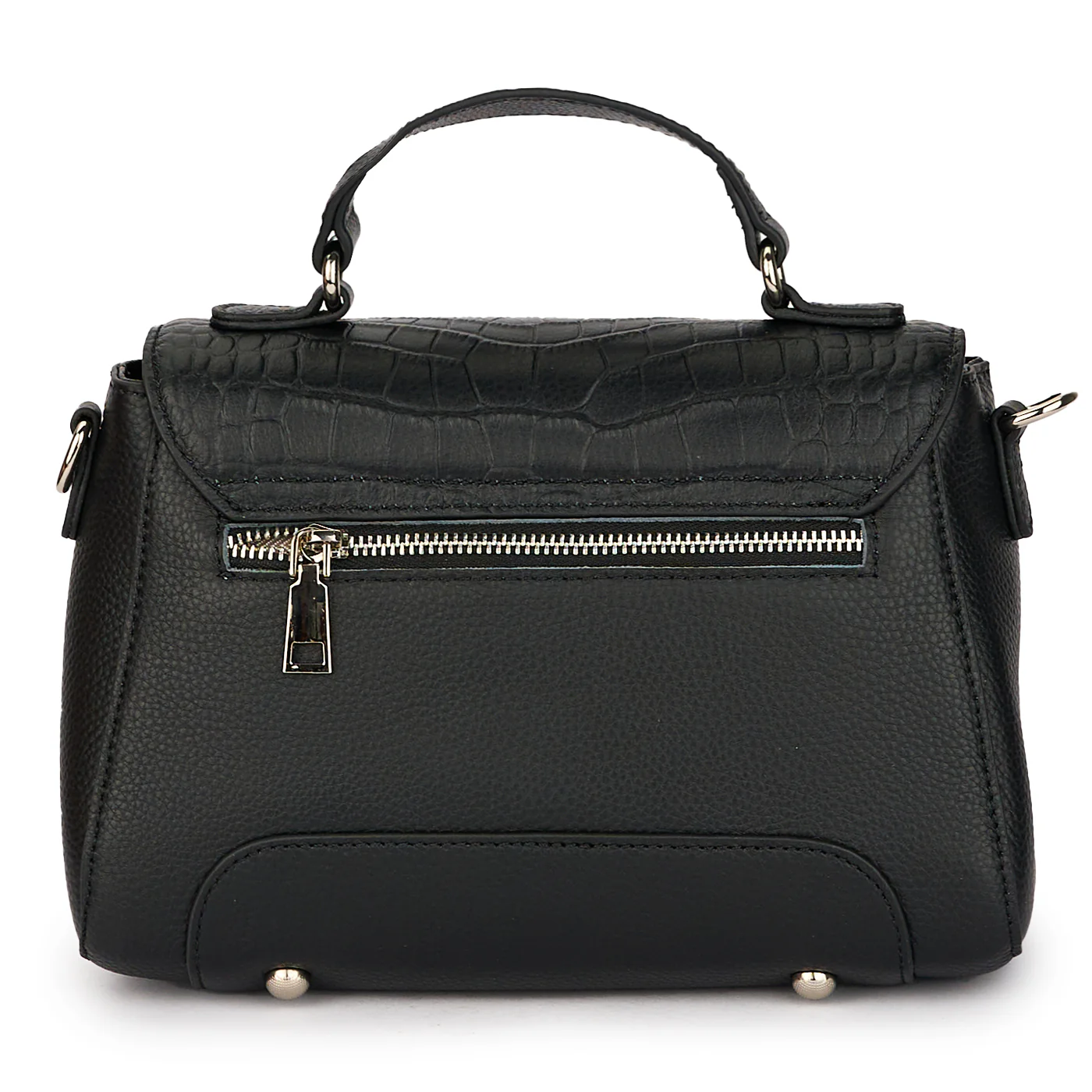 Geanta dama din piele naturala neagra 21173 - Image 3