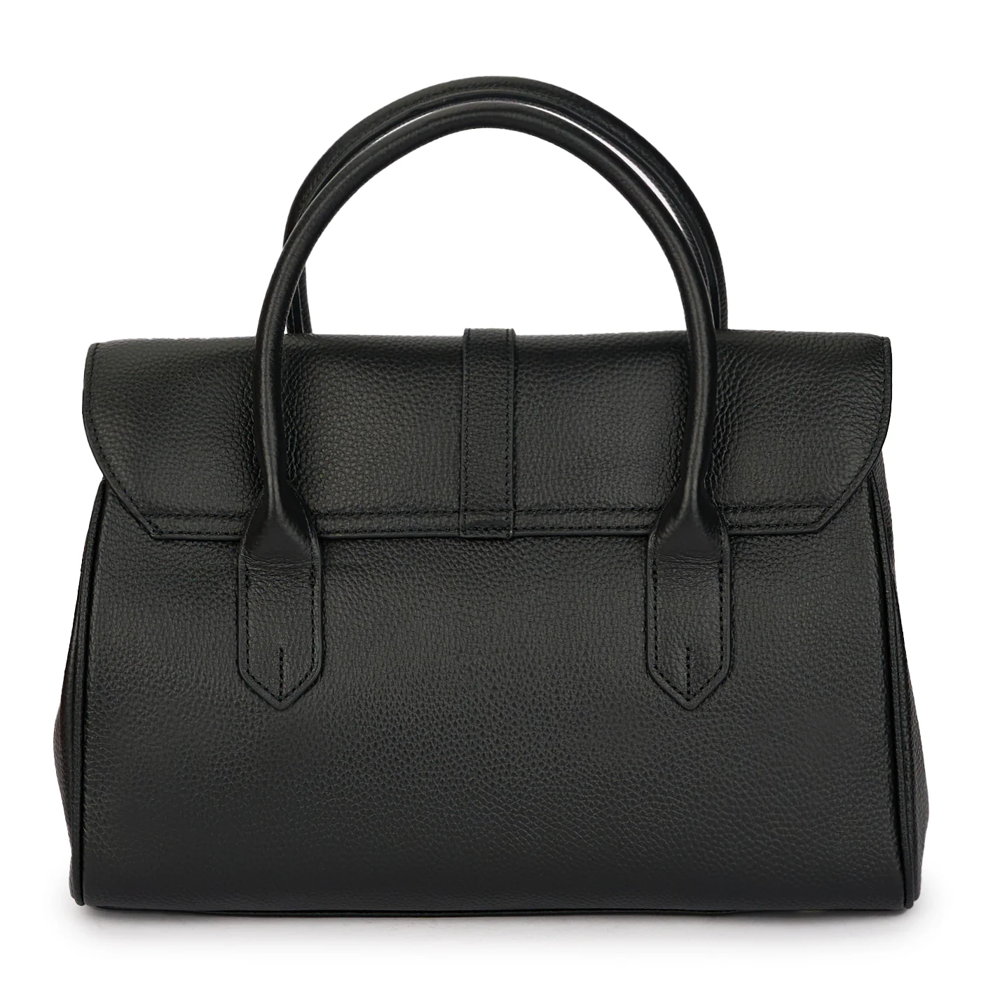 Geanta dama din piele naturala neagra 21176 - Image 3