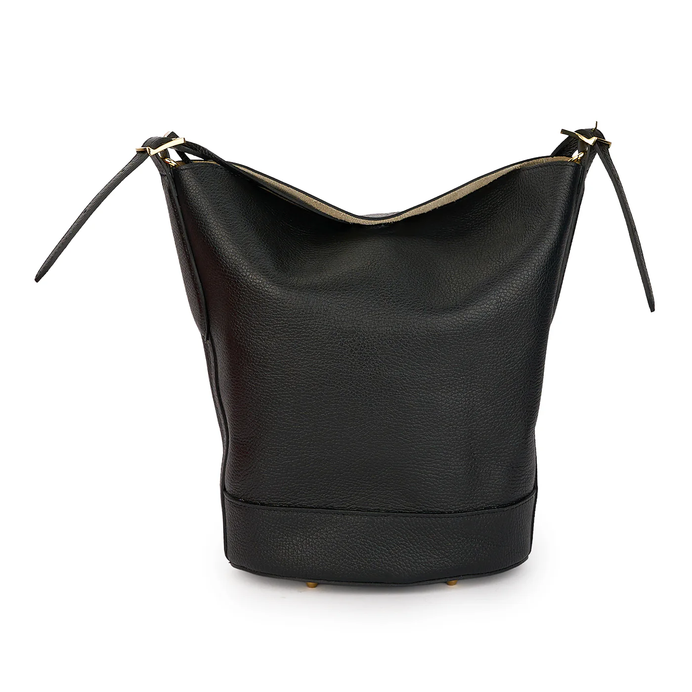 Geanta dama din piele naturala neagra 21231 - Image 3