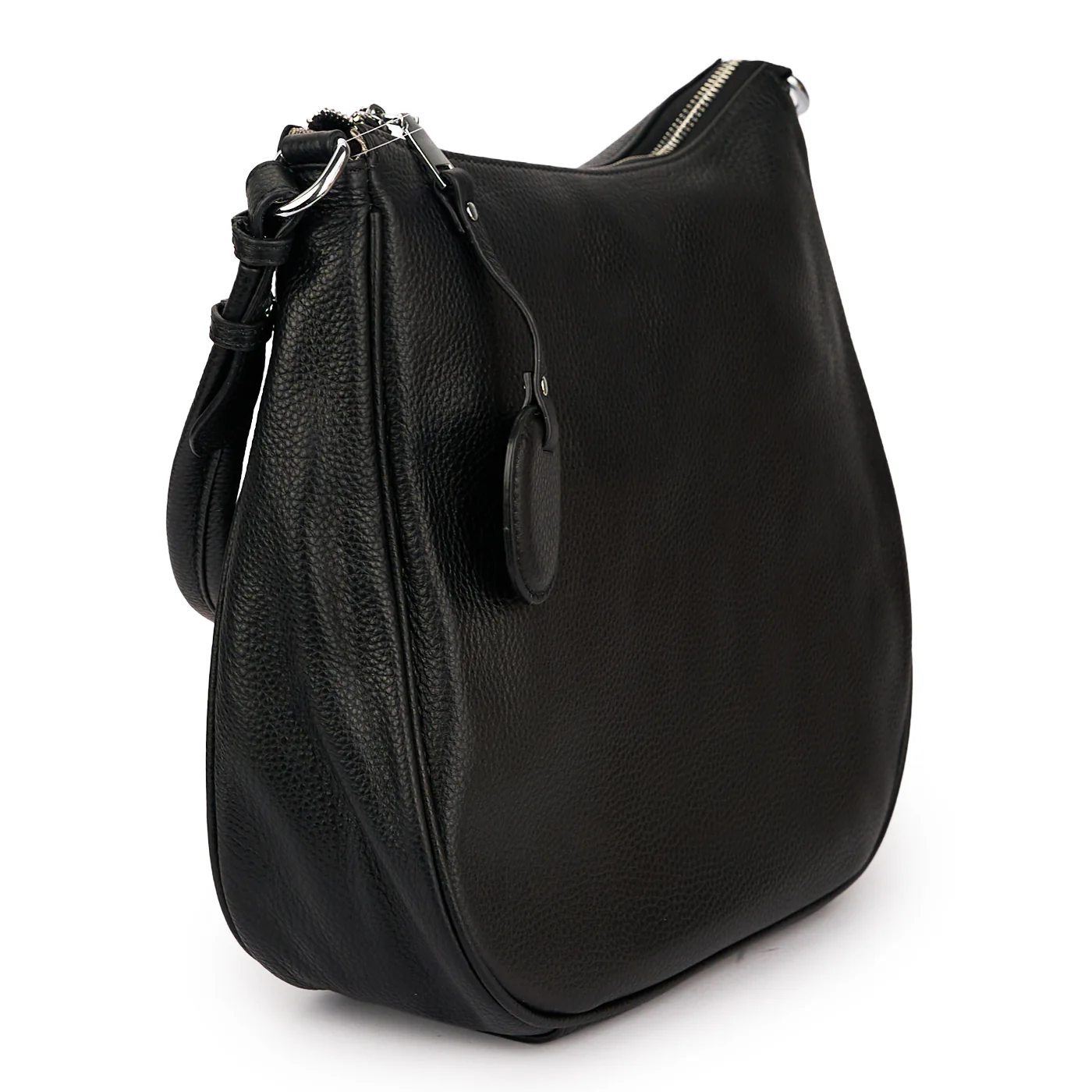 Geanta dama din piele naturala neagra 21268 - Image 2