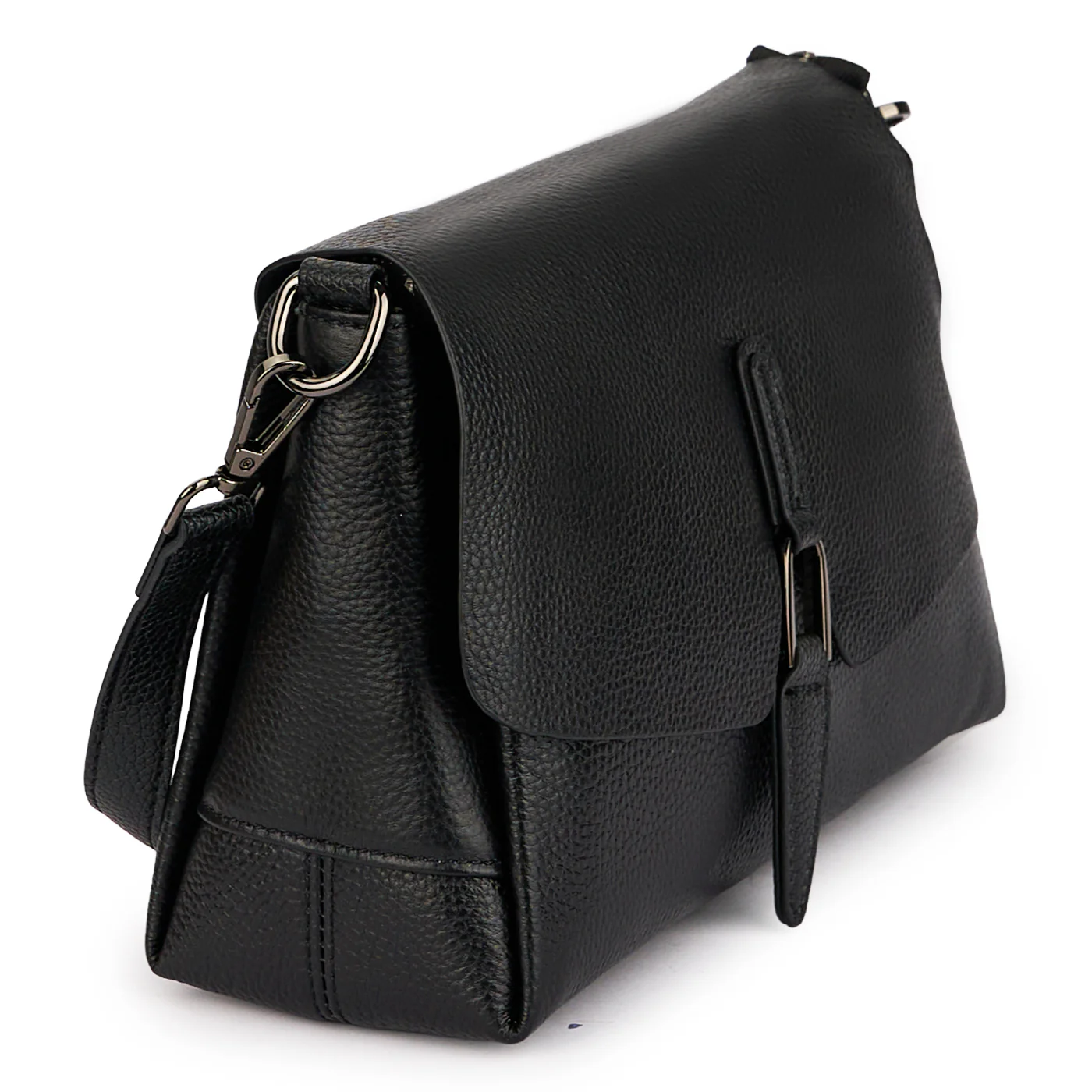 Geanta dama din piele naturala neagra 21306 - Image 2