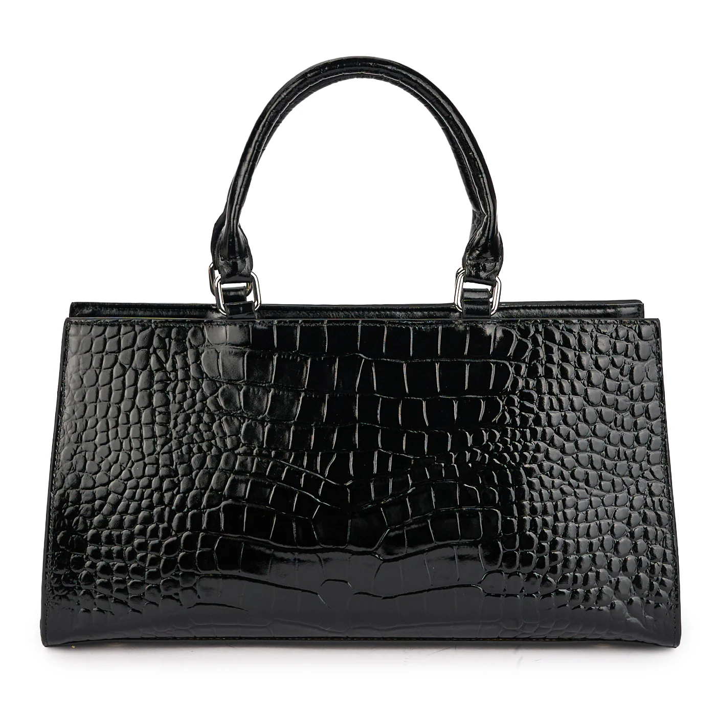 Geanta dama din piele naturala neagra 21354 - Image 3