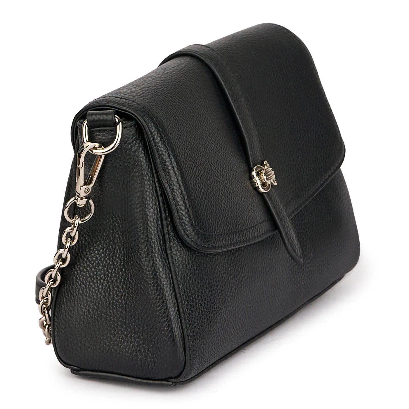 Geanta dama din piele naturala neagra 21376 - Image 2